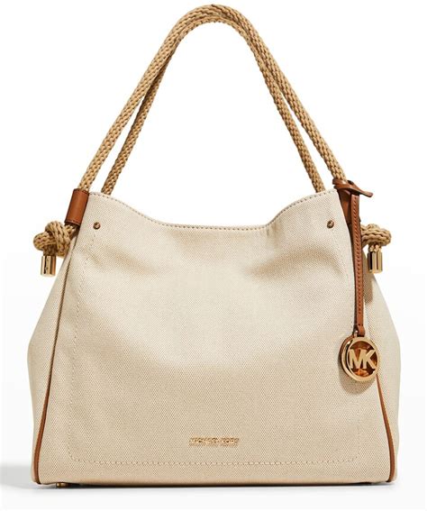 michael kors isla large canvas satchel|Michael Kors Isla Satchel .